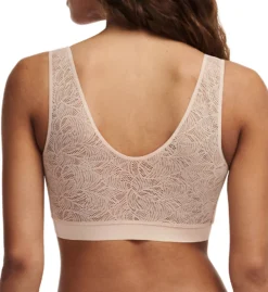 Chantelle Soft Stretch Padded Bra Top With Lace 11G1 -Wacoal Shop chantelle cha001 11g1 bs