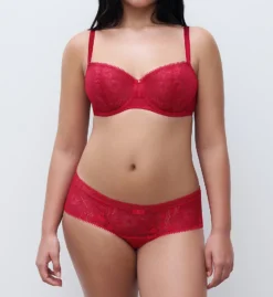 Chantelle Day To Night Lace Unlined Demi Bra 15F5 -Wacoal Shop chantelle cha001 15f5 cs1