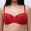 Chantelle Day To Night Lace Unlined Demi Bra 15F5 -Wacoal Shop chantelle cha001 15f5 gs