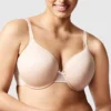 Chantelle C Ideal Plunge T-Shirt Underwire Bra 1951 -Wacoal Shop chantelle cha001 1951 gs