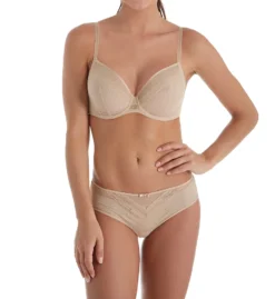 Chantelle Parisian Allure Unlined Plunge Bra 2231 -Wacoal Shop chantelle cha001 2231 cs3
