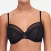 Chantelle Parisian Allure Unlined Plunge Bra 2231 -Wacoal Shop chantelle cha001 2231 gs
