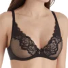 Chantelle Orangerie Underwire Lace Plunge Bra 6762 -Wacoal Shop chantelle cha001 6762 gs