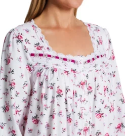 Eileen West Flannel Long Sleeve Ballet Nightgown 5025062 -Wacoal Shop eileen west eilw01 5025062 cs1