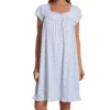 Eileen West 100% Cotton Jersey Knit Cap Sleeve Short Gown 5025090