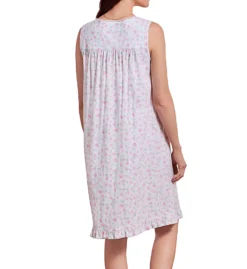 Eileen West 100% Cotton Jersey Knit Sleeveless Short Gown 5026602 -Wacoal Shop eileen west eilw01 5026602 bs