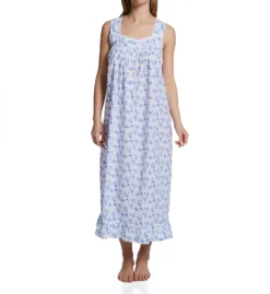 Eileen West 100% Cotton Woven Lawn Sleeveless Ballet Nightgown 5225084