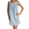 Eileen West Everyday Sleeveless Short Chemise 5319842 -Wacoal Shop eileen west eilw01 5319842 gs
