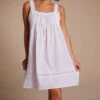 Eileen West 100% Cotton Short Nightgown 5320079 -Wacoal Shop eileen west eilw01 5320079 gs
