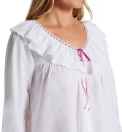 Eileen West Short Long Sleeve Nightgown 5320126 -Wacoal Shop eileen west eilw01 5320126 cs1