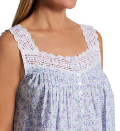 Eileen West 100% Cotton Woven Lawn Sleeveless Short Chemise 5325088 -Wacoal Shop eileen west eilw01 5325088 cs2