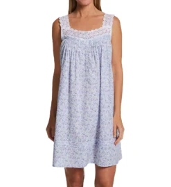 Eileen West 100% Cotton Woven Lawn Sleeveless Short Chemise 5325088