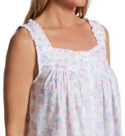 Eileen West 100% Cotton Woven Lawn Sleeveless Short Chemise 5325094 -Wacoal Shop eileen west eilw01 5325094 cs2