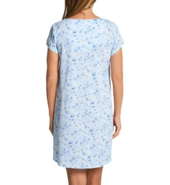 Eileen West 100% Cotton Jersey Knit Short Sleeve Nightgown 5326606 -Wacoal Shop eileen west eilw01 5326606 bs