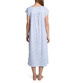 Eileen West 100% Cotton Jersey Knit Cap Sleeve Long Gown 5425087 -Wacoal Shop eileen west eilw01 5425087 bs