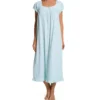 Eileen West 100% Cotton Jersey Knit Cap Sleeve Long Gown 5425090 -Wacoal Shop eileen west eilw01 5425090 gs