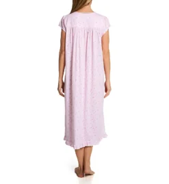 Eileen West 100% Cotton Jersey Knit Cap Sleeve Long Gown 5426602 -Wacoal Shop eileen west eilw01 5426602 bs