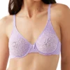 Wacoal Halo Lace Molded Underwire Bra With J-Hook 851205 -Wacoal Shop wacoal wac001 851205 gs