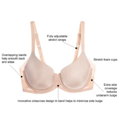 Wacoal Ultimate Side Smoother Seamless T-Shirt Bra 853281 -Wacoal Shop wacoal wac001 853281 cs6