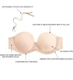 Wacoal Red Carpet Strapless Full-Busted Underwire Bra 854119 -Wacoal Shop wacoal wac001 854119 cs3