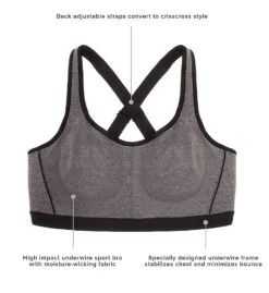 Wacoal Brandi High Impact Underwire Sports Bra 855229 -Wacoal Shop wacoal wac001 855229 cs6